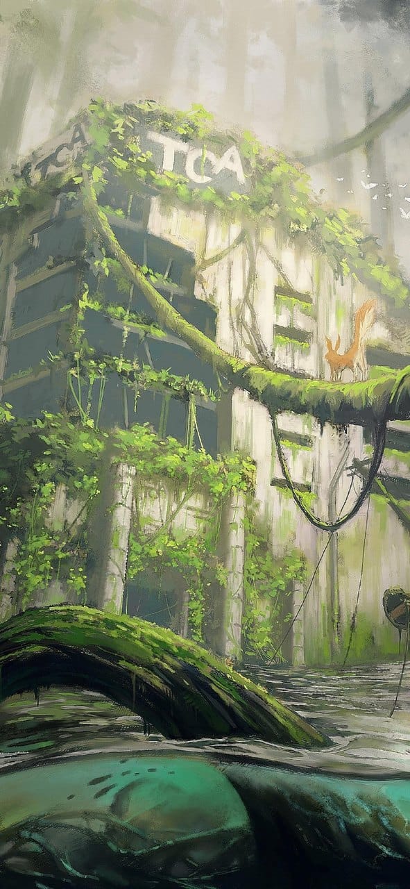 梦幻迷人的动漫小清新二次元场景唯美手机精美桌面壁纸