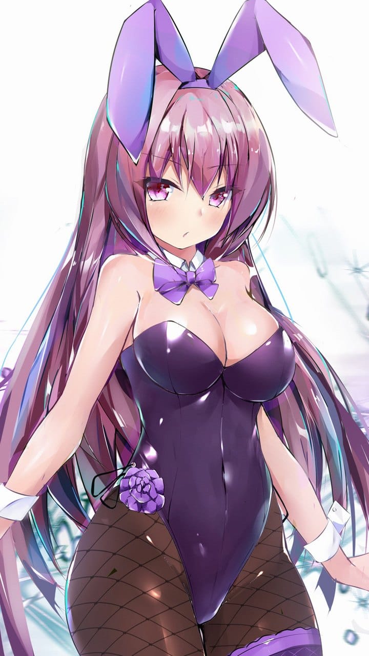 二次元巨乳动漫爆乳比基尼兔女郎大胸美女手机桌面壁纸