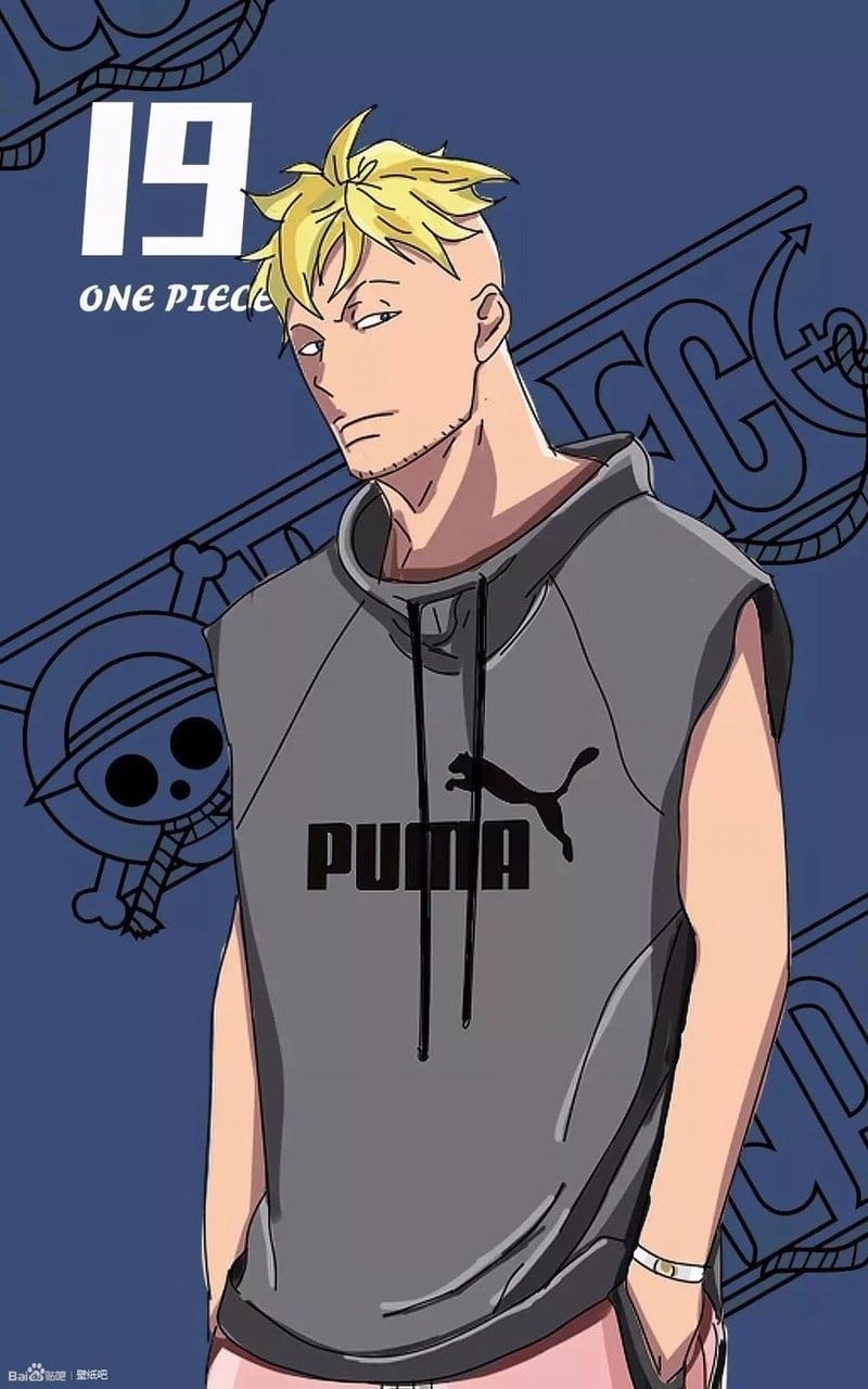 海贼王人物潮流时装时尚插画精美高清手机壁纸