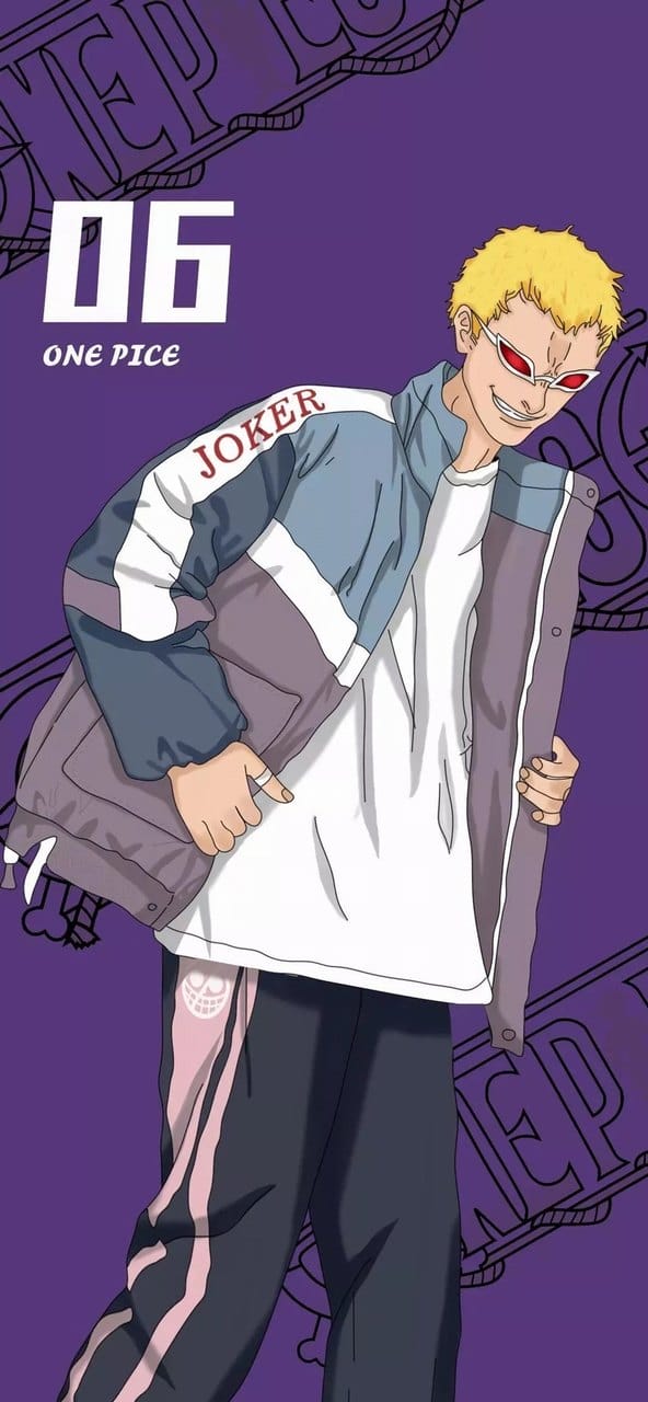 海贼王人物潮流时装时尚插画精美高清手机壁纸