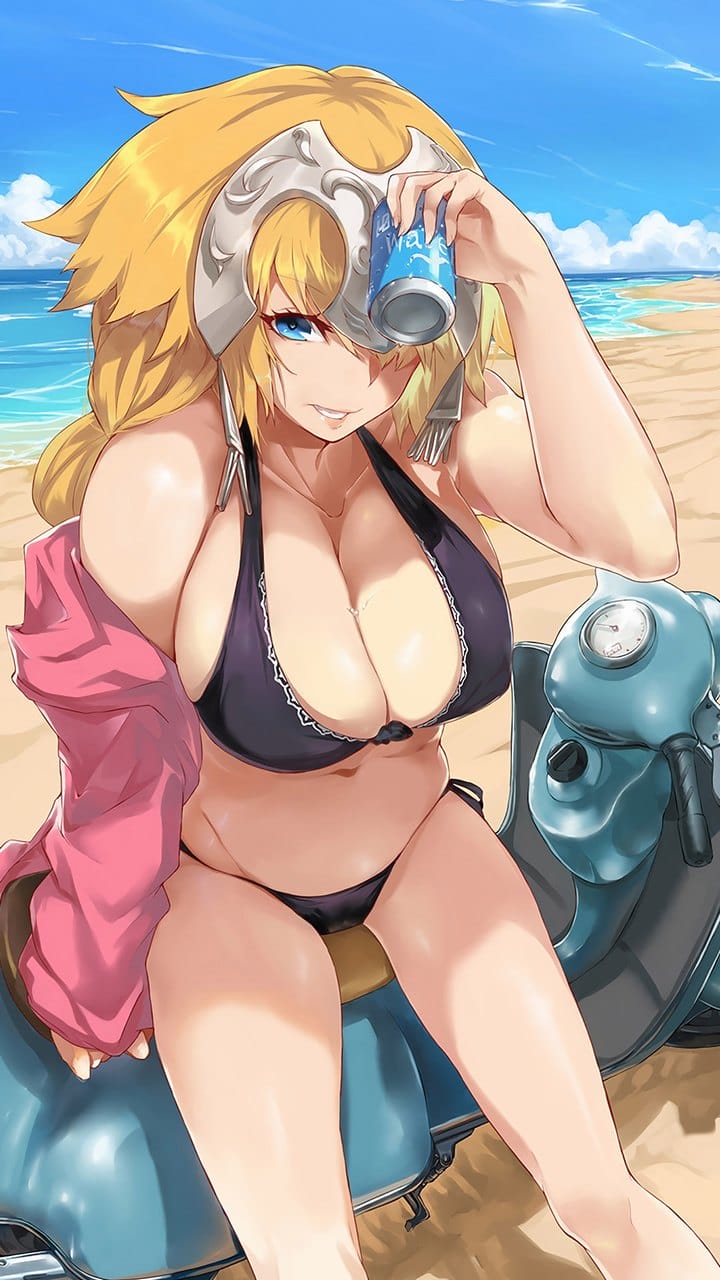 二次元动漫大胸美女超级爆乳豪乳诱人手机桌面壁纸-皮皮兔动漫