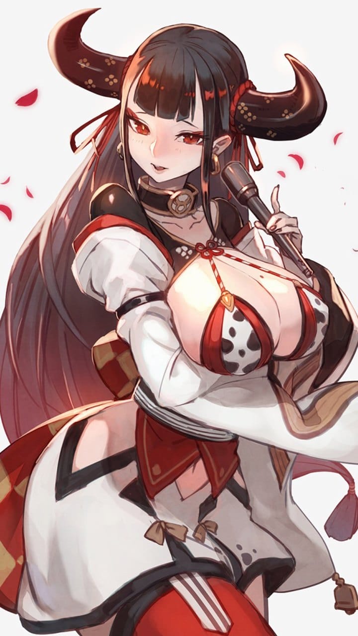 二次元动漫大胸美女超级爆乳豪乳诱人手机桌面壁纸