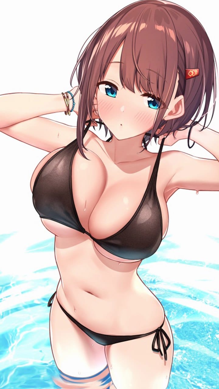 二次元动漫大胸美女超级爆乳豪乳诱人手机桌面壁纸