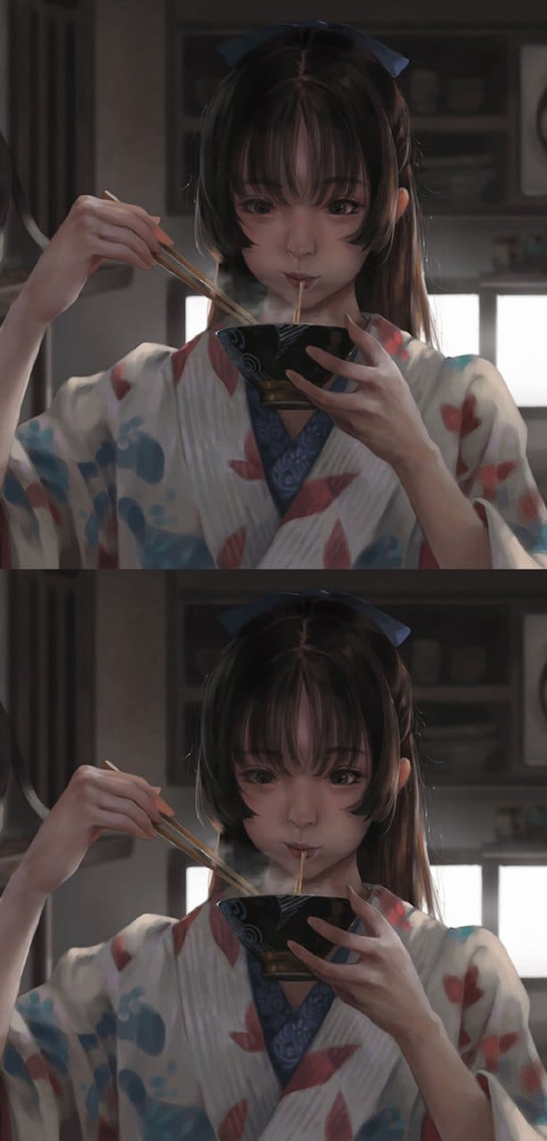 日韩系性感二次元爆乳动漫美女手机锁屏桌面壁纸