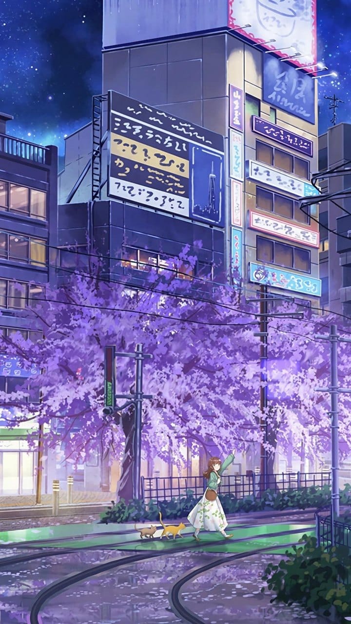 漂亮好看的精美的二次元动漫场景唯美手机壁纸合集