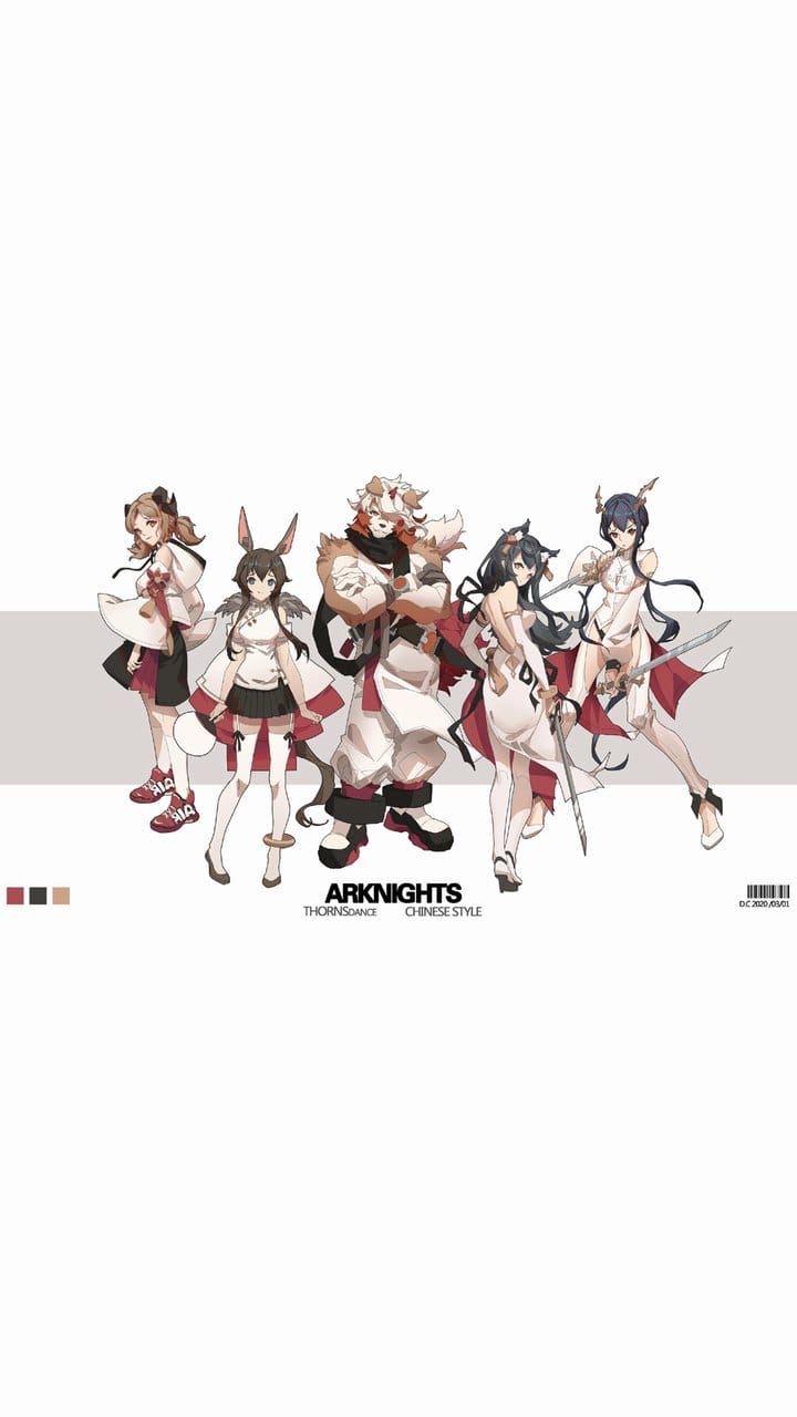 《明日方舟》游戏里漂亮好看性感的女性游戏人物壁纸合集