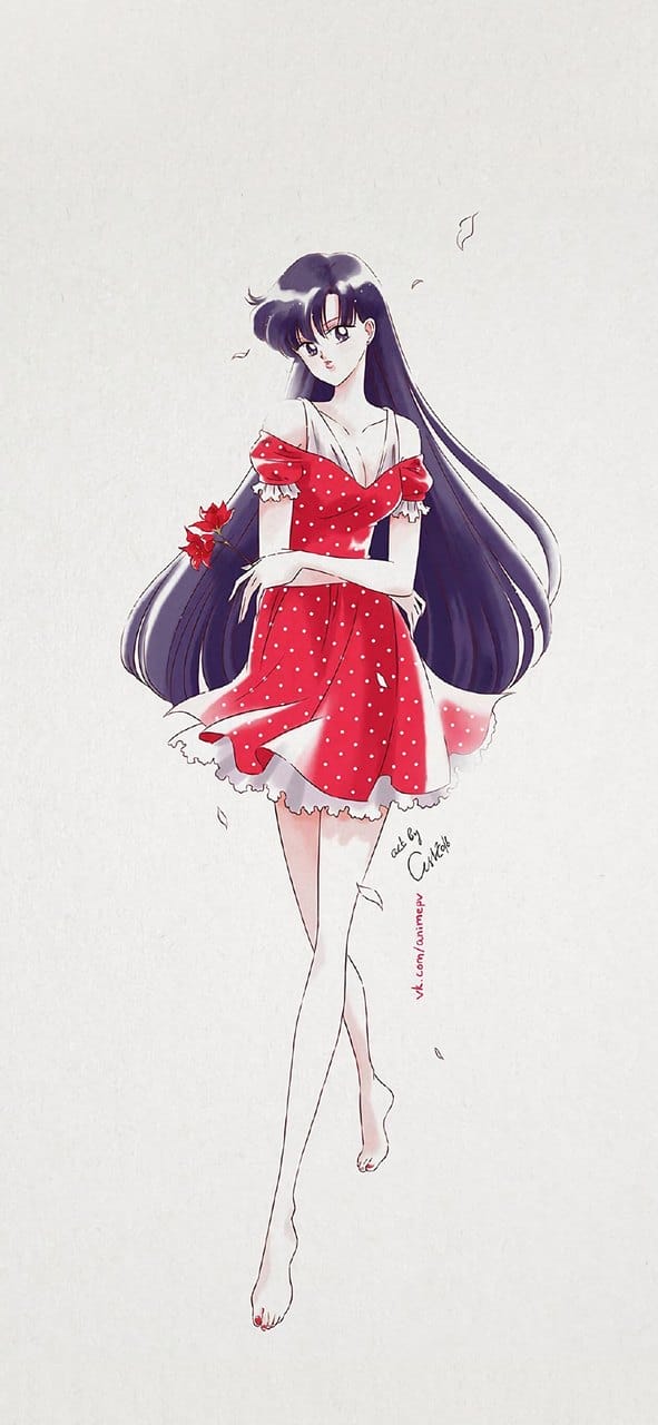 美少女战士漂亮性感的动漫美女插画手机高清壁纸