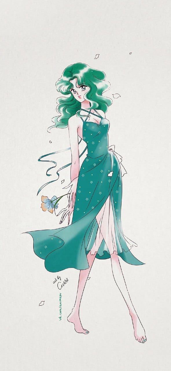 美少女战士漂亮性感的动漫美女插画手机高清壁纸