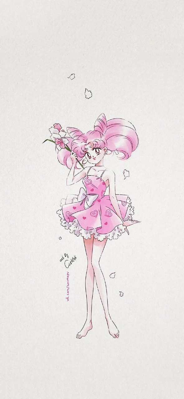 美少女战士漂亮性感的动漫美女插画手机高清壁纸