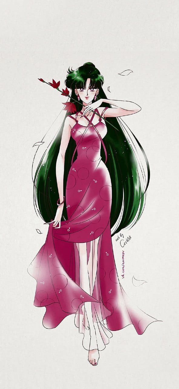 美少女战士漂亮性感的动漫美女插画手机高清壁纸