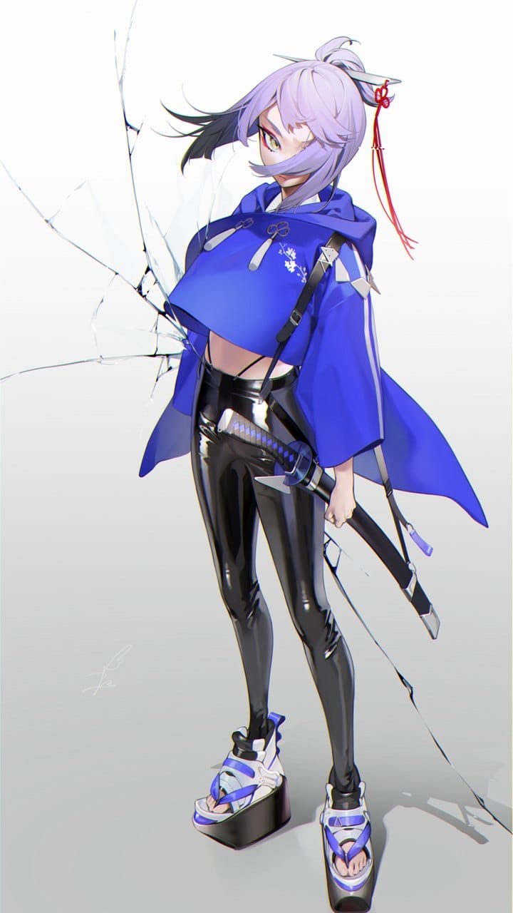 漂亮性感的二次元巨乳动漫美少女手机壁纸高清大全