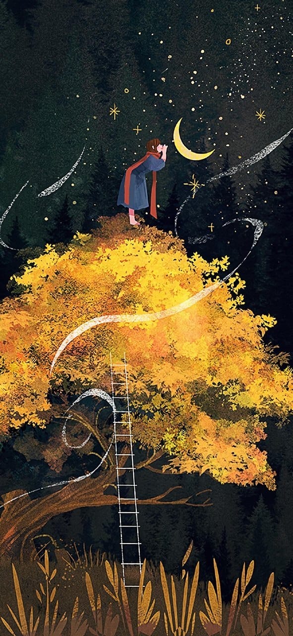 浪漫意境的唯美手绘插画精美手机锁屏桌面壁纸合集