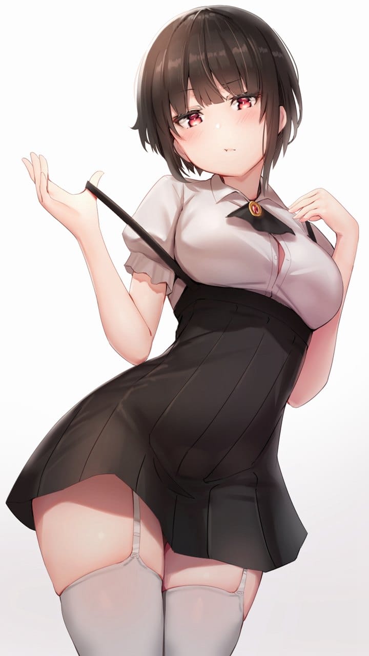 精致漂亮的二次元巨乳妹妹动漫美女手机桌面壁纸