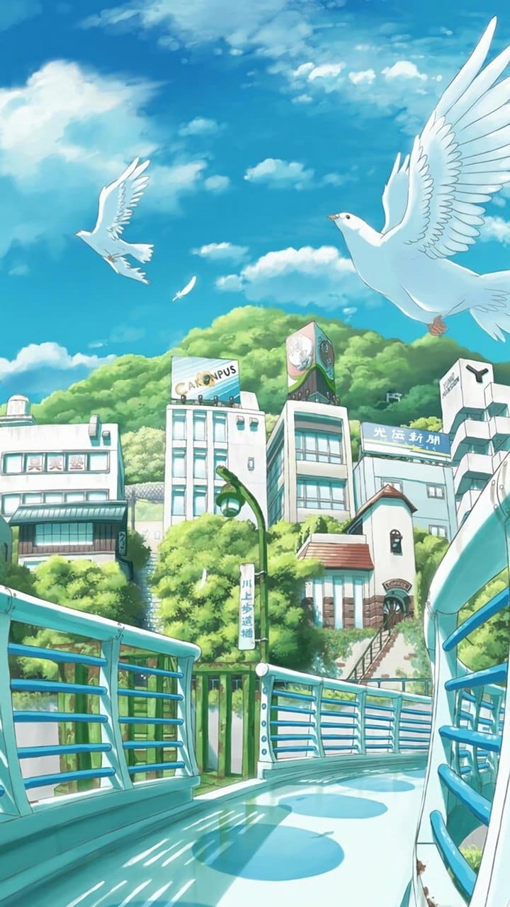 二次元动漫唯美场景小清新手机锁屏桌面壁纸合集