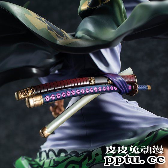 「海贼王」索隆十郎手办以充满跃动感的姿势登场