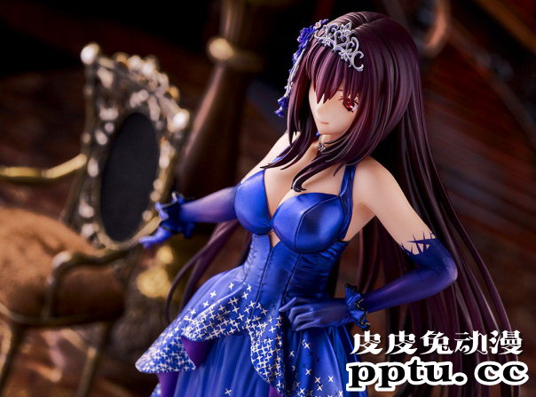 「FGO」斯卡哈英灵正装手办 繁星礼服映衬绝美身材