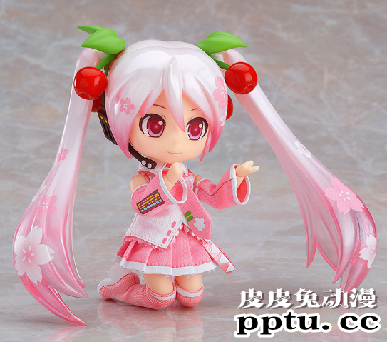 Good Smile推出新樱花色初音未来粘土玩偶 超可爱姿势多变-皮皮兔动漫