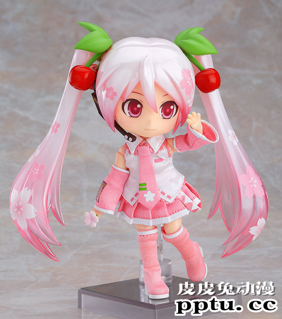 Good Smile推出新樱花色初音未来粘土玩偶 超可爱姿势多变