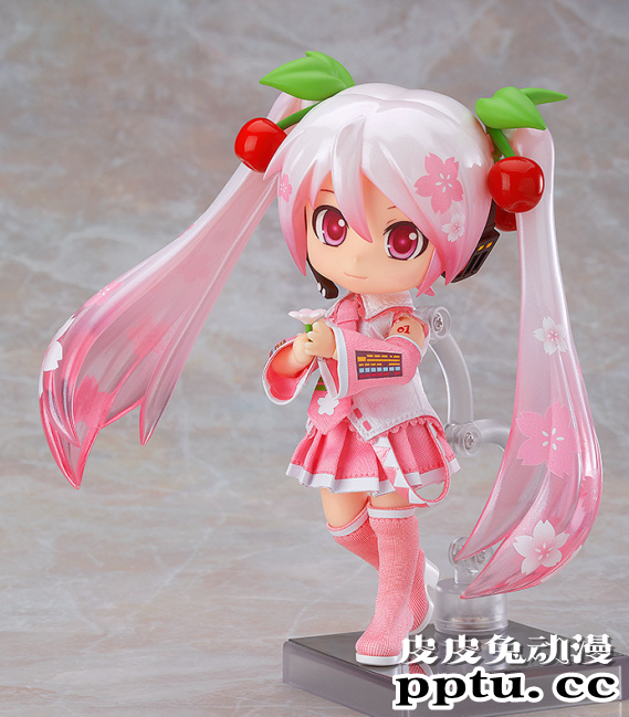 Good Smile推出新樱花色初音未来粘土玩偶 超可爱姿势多变