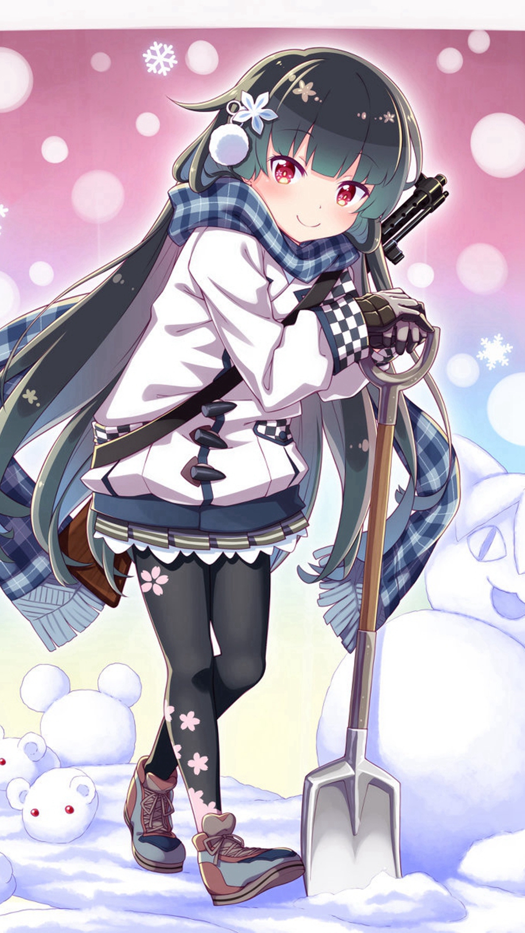 萌系可爱动漫同人插画手机壁纸-皮皮兔动漫