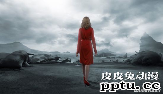 俄妹COS《死亡搁浅》亚美莉 红衣女子高贵冷艳