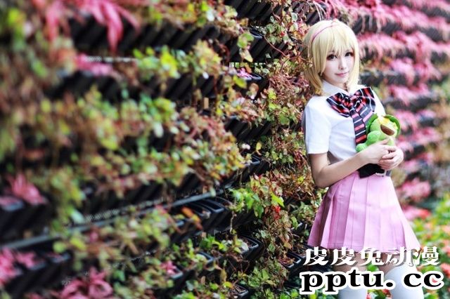 动画「青之驱魔师」中，女主角杜山诗惠美的cosplay照片！-皮皮兔动漫