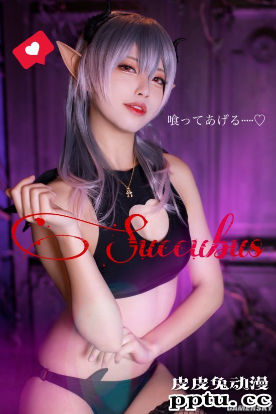 甜美樱花妹与性感小恶魔 岛国清新短发妹COSER