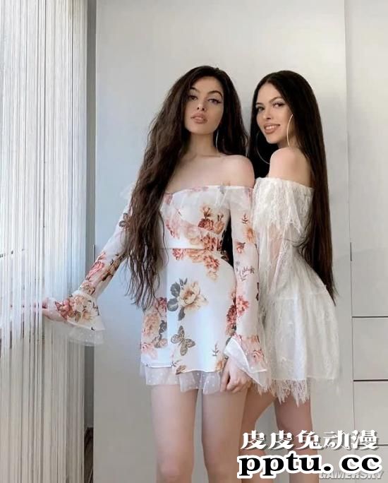 我P都不敢这么P！腰臀比逆天的德国双胞胎姐妹花