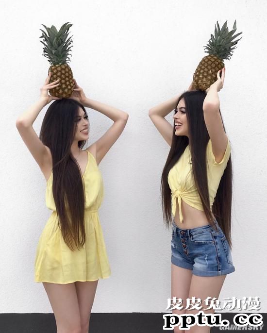 我P都不敢这么P！腰臀比逆天的德国双胞胎姐妹花