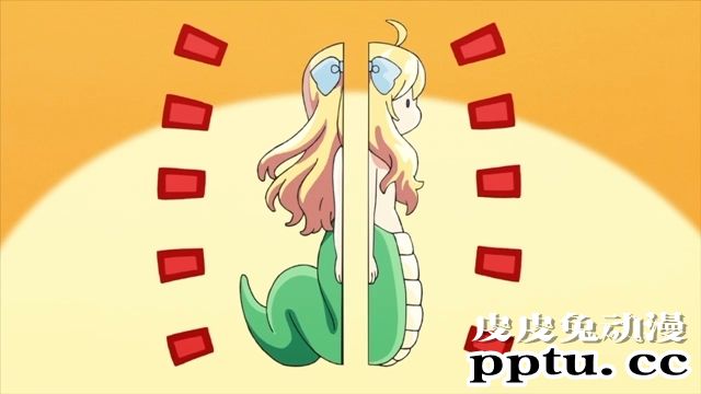 「邪神与厨二病少女’」第7话的先行剪辑画面登场