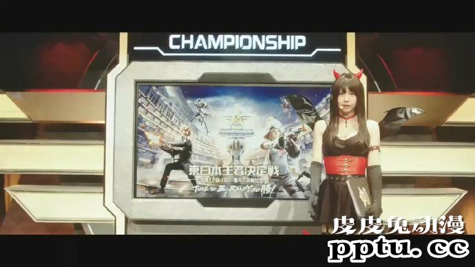 enako 在「东日本王者决定战」担当MC助手