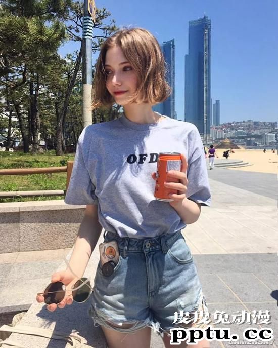 从童话走出的妖精美人 德韩混血模特Chloe