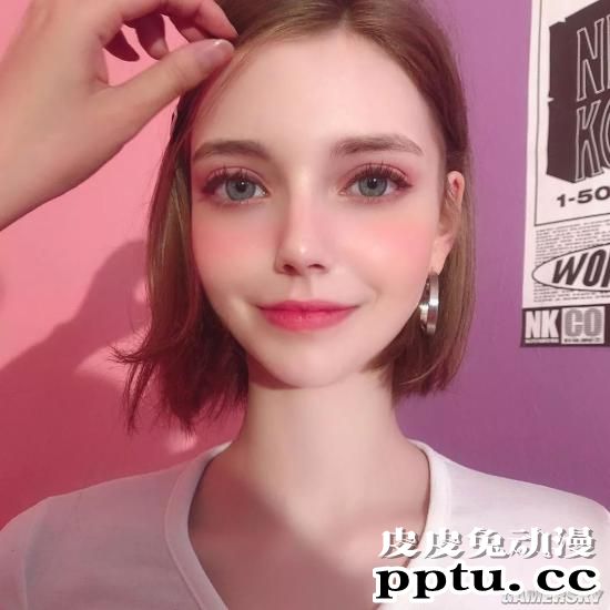 从童话走出的妖精美人 德韩混血模特Chloe