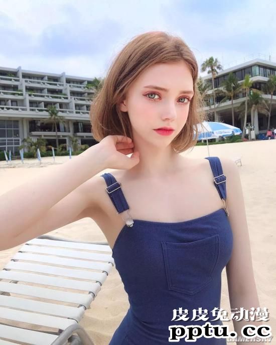 从童话走出的妖精美人 德韩混血模特Chloe