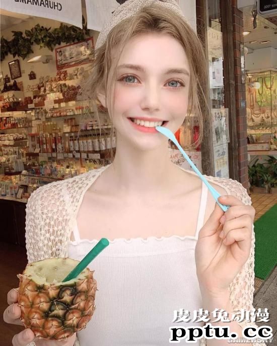 从童话走出的妖精美人 德韩混血模特Chloe