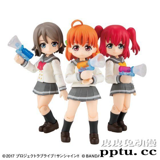 「LoveLive! Sunshine!!」高海千歌，渡边曜，黑泽露比手办发售