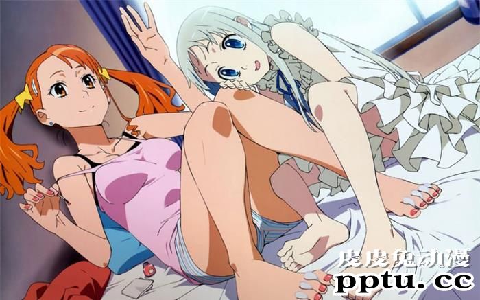 日本电视动画《未闻花名》动漫唯美女生图片合集