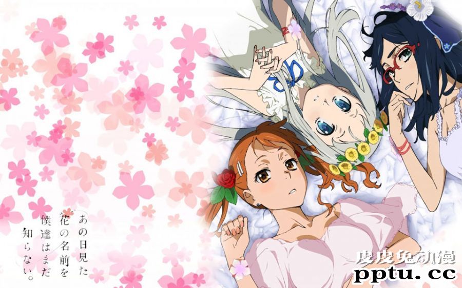 日本电视动画《未闻花名》动漫唯美女生图片合集