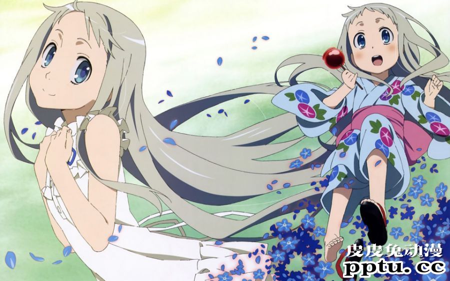 日本电视动画《未闻花名》动漫唯美女生图片合集