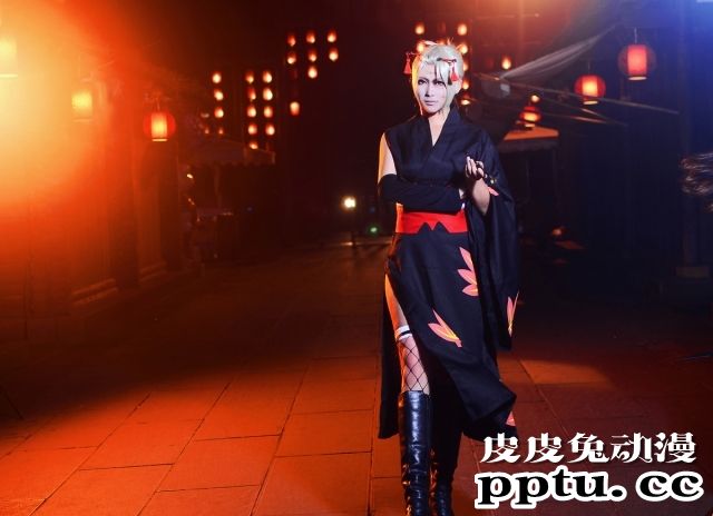 人气作品「银魂」,自警团「百华」首领月咏的cosplay特集