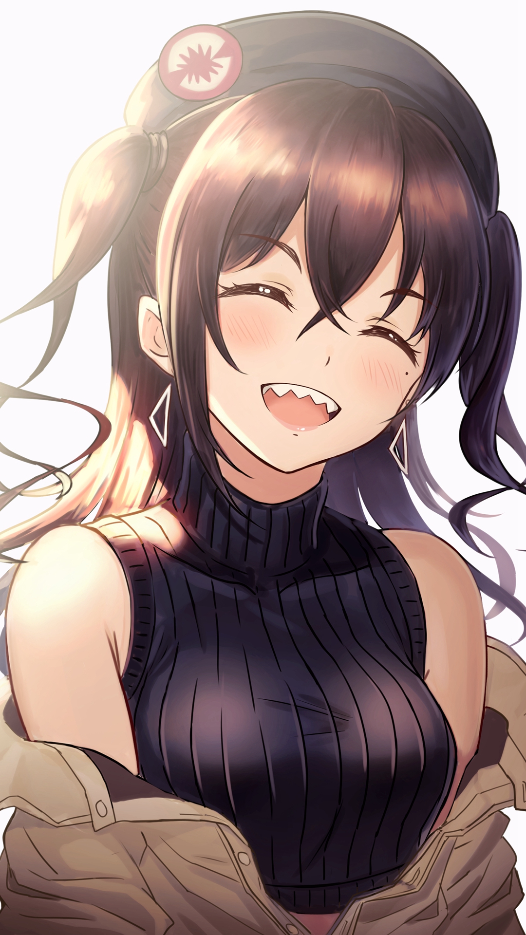 萌系治愈二次元美女手机壁纸-皮皮兔动漫