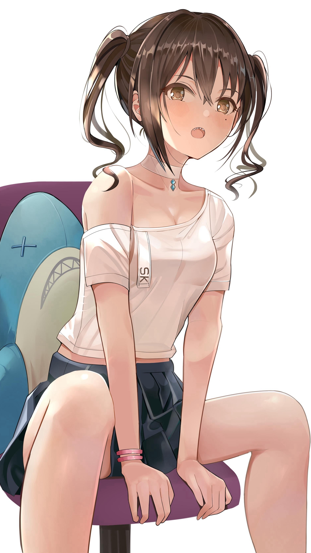 萌系治愈二次元美女手机壁纸