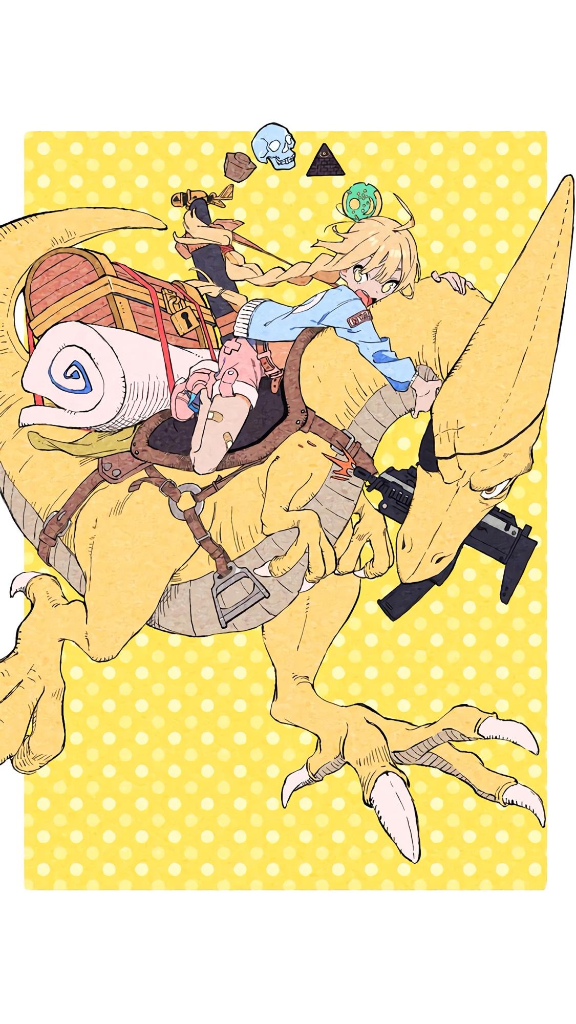 二次元少女插画手机壁纸 第二辑-皮皮兔动漫