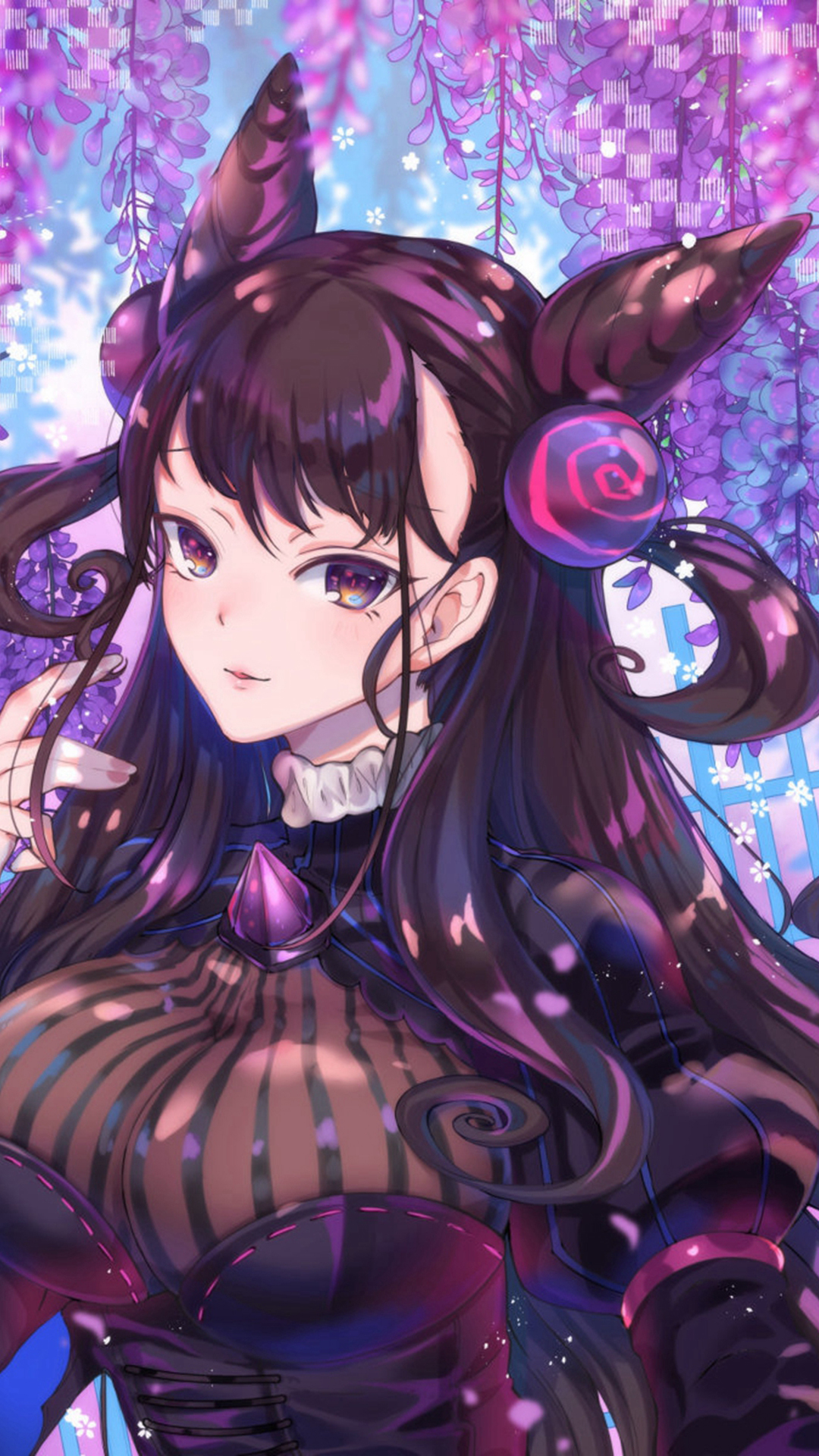 二次元性感同人插画手机壁纸