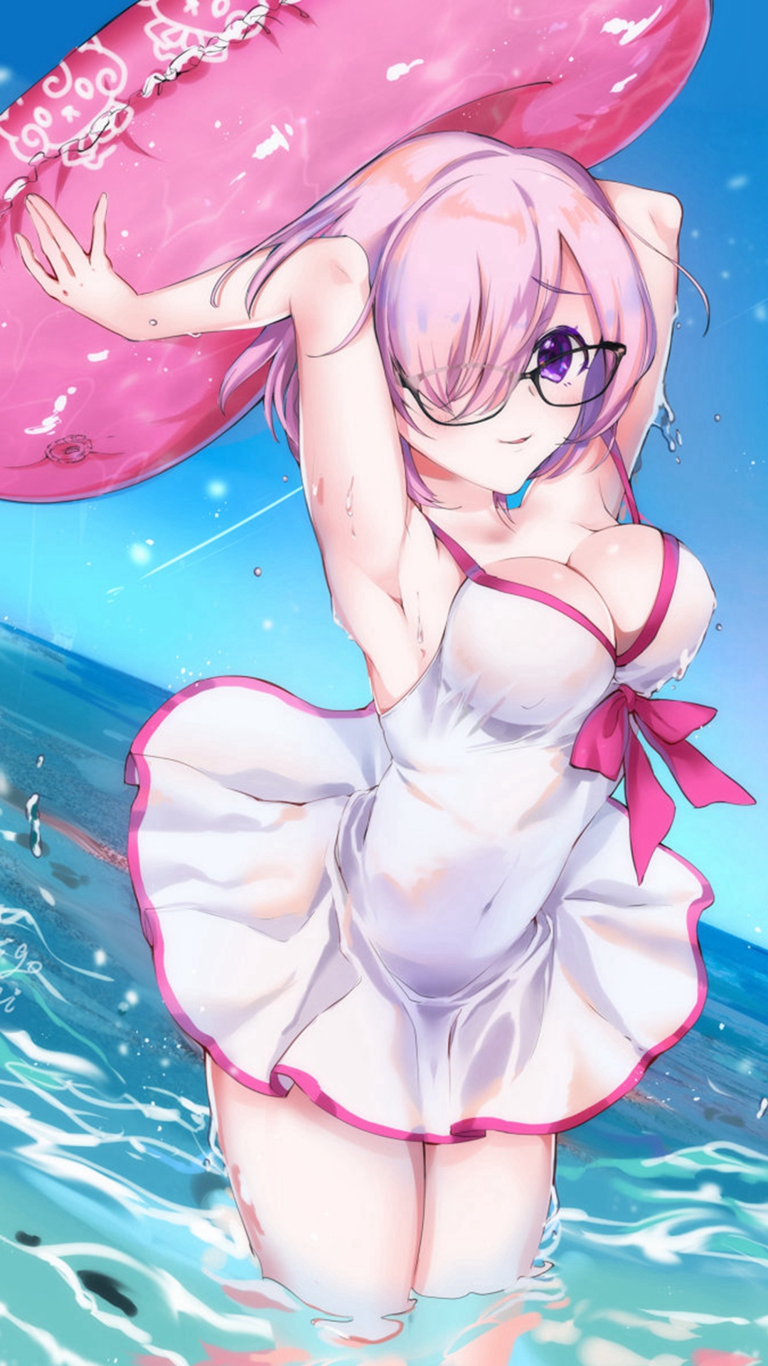 二次元性感同人插画手机壁纸