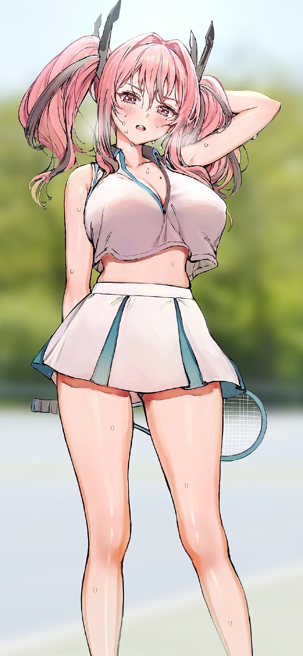 性感二次元美女插画高清手机壁纸-皮皮兔动漫