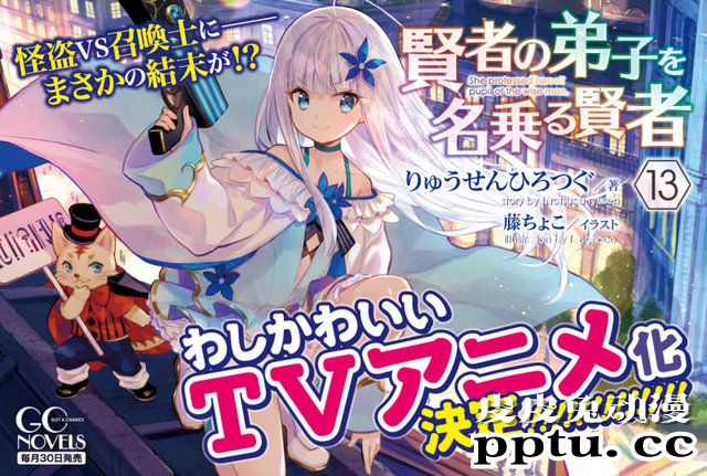 轻小说「自称贤者弟子的贤者」宣布动画化-皮皮兔动漫