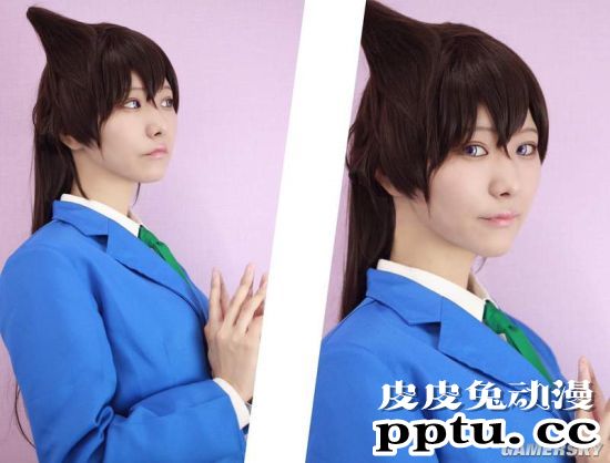 模特COS《柯南》毛利兰 发型才是最突出的