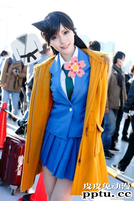 模特COS《柯南》毛利兰 发型才是最突出的