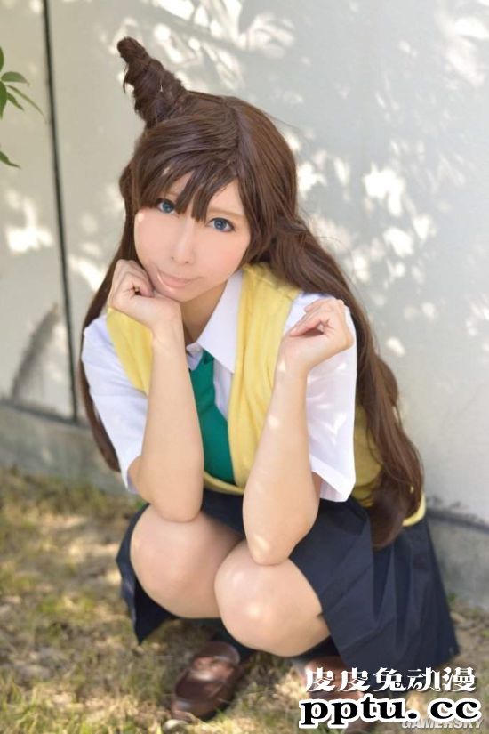 模特COS《柯南》毛利兰 发型才是最突出的